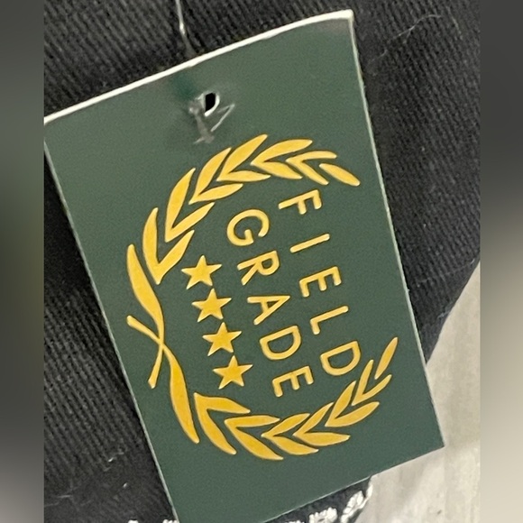 Field Grade Black Embroidered Cap - Nobody Asked You - Picture 7 of 8